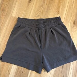 ZELLA Size XL Womens Gray Stretch Waist Drawstring Shorts